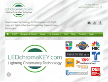 Tablet Screenshot of ledchromakey.com